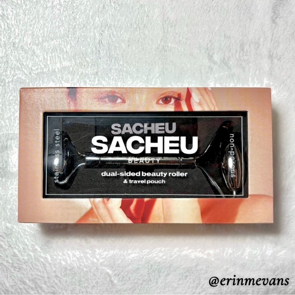 Sacheu Beauty Stainless Steel Facial Roller New Clearance